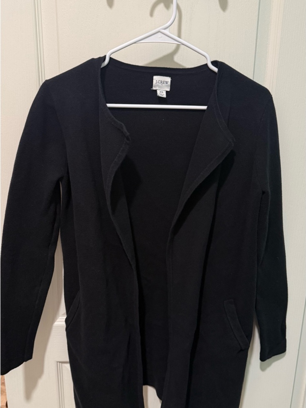 J. Crew Black Knit Cardigan Top